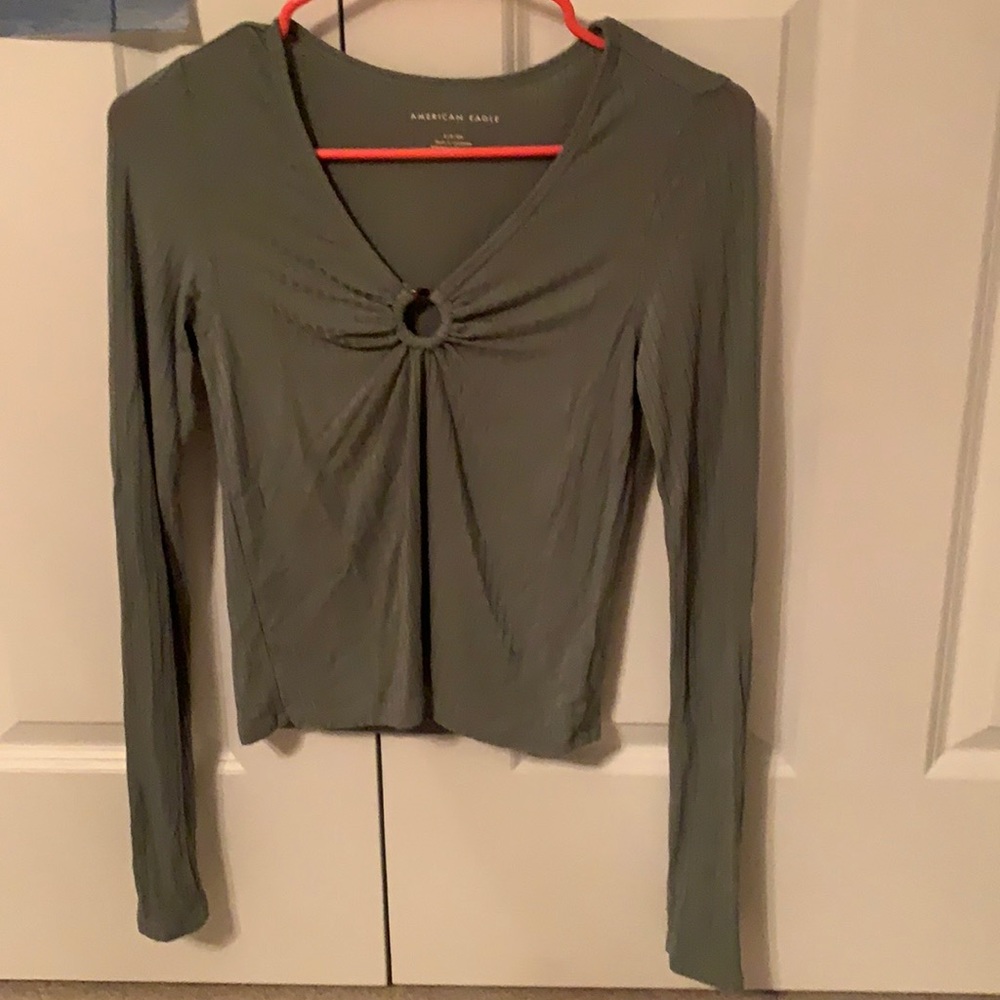 Light green American Eagle long sleeve